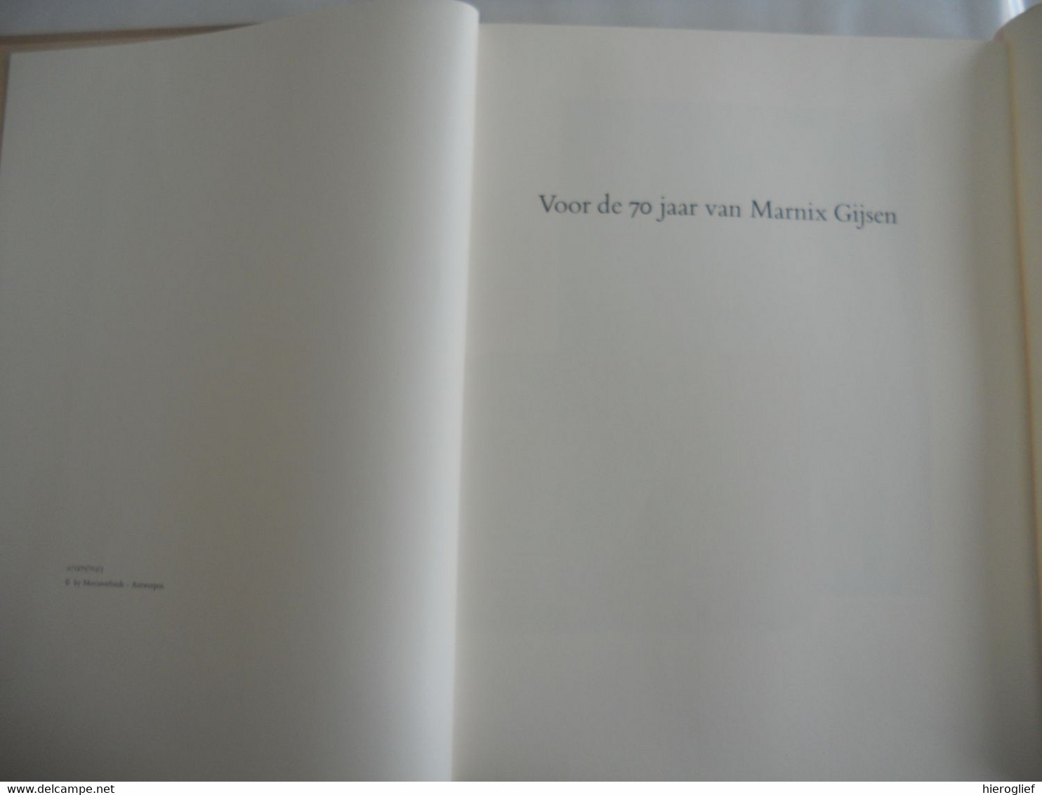 JACQUELINE EN IK Roman Door Marnix Gijsen Illustraties Marcel Mayer 1970 Mercatorfonds ° Antwerpen + Lubbeek Jan A Goris - Literatuur