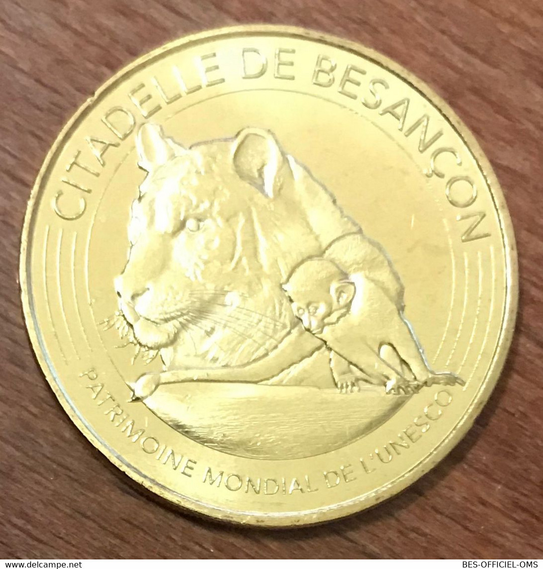 25 CITADELLE DE BESANÇON TIGRE ET SINGE MDP 2018 MEDAILLE SOUVENIR MONNAIE DE PARIS JETON TOURISTIQUE MEDALS COIN TOKENS - 2018