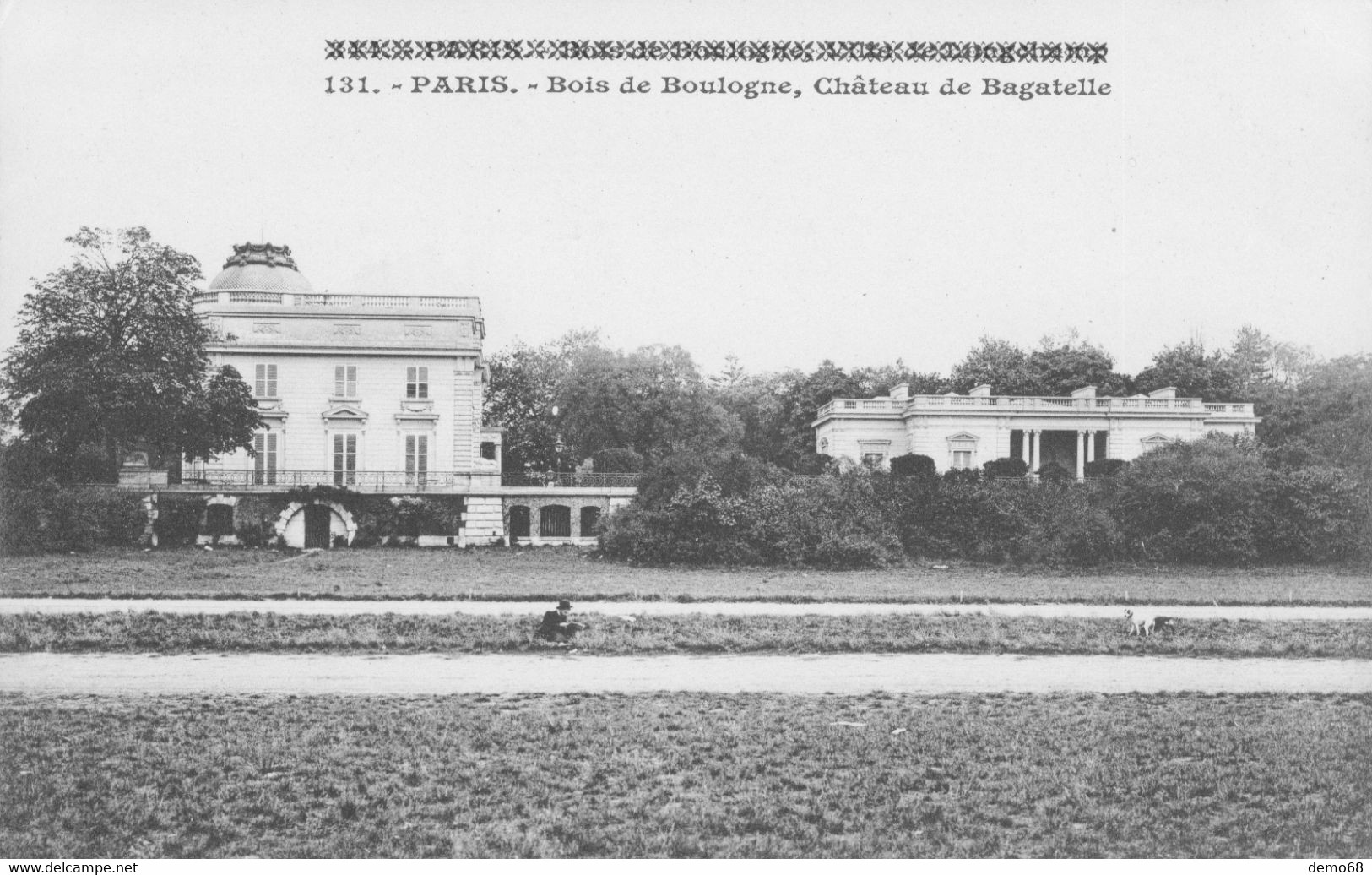 Paris CPA 75 Jardin Du Luxembourg Fontaine Médicis  Bois De Boulogne  Château De Bagatelle Lot De 2 Cartes - Parken, Tuinen