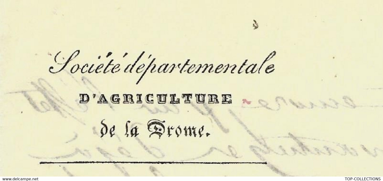 1839 AGRICULTURE ELEVAGE CHEVAUX HARAS  DROME LOCAUX à FAVENTINES  => Jussey Haute Saône Inspection Des  HARAS - Documentos Históricos