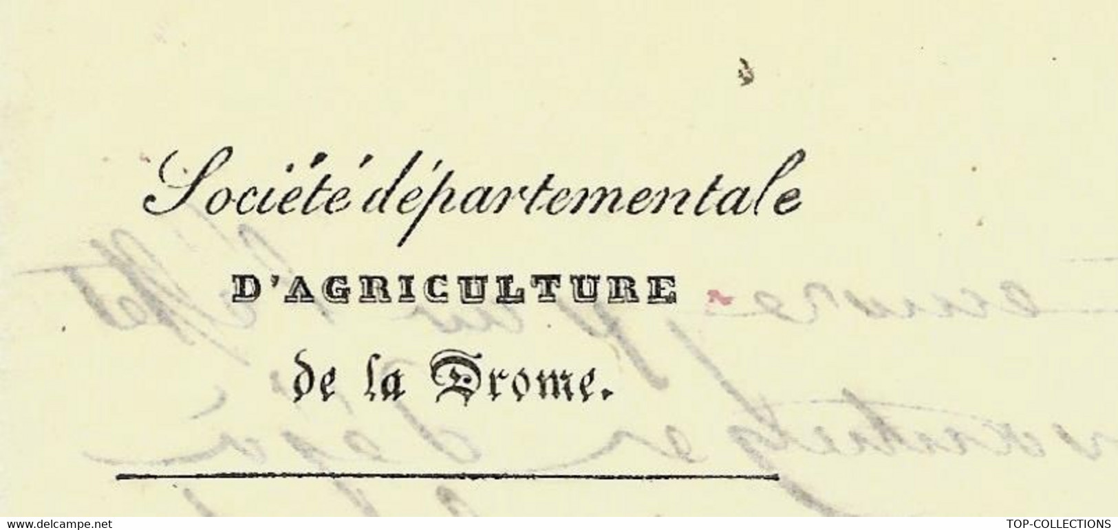 1839 AGRICULTURE ELEVAGE CHEVAUX HARAS  DROME LOCAUX à FAVENTINES  => Jussey Haute Saône Inspection Des  HARAS - Documents Historiques