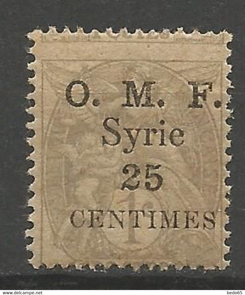 SYRIE N° 31 NEUF** LUXE SANS CHARNIERE  / MNH - Ungebraucht