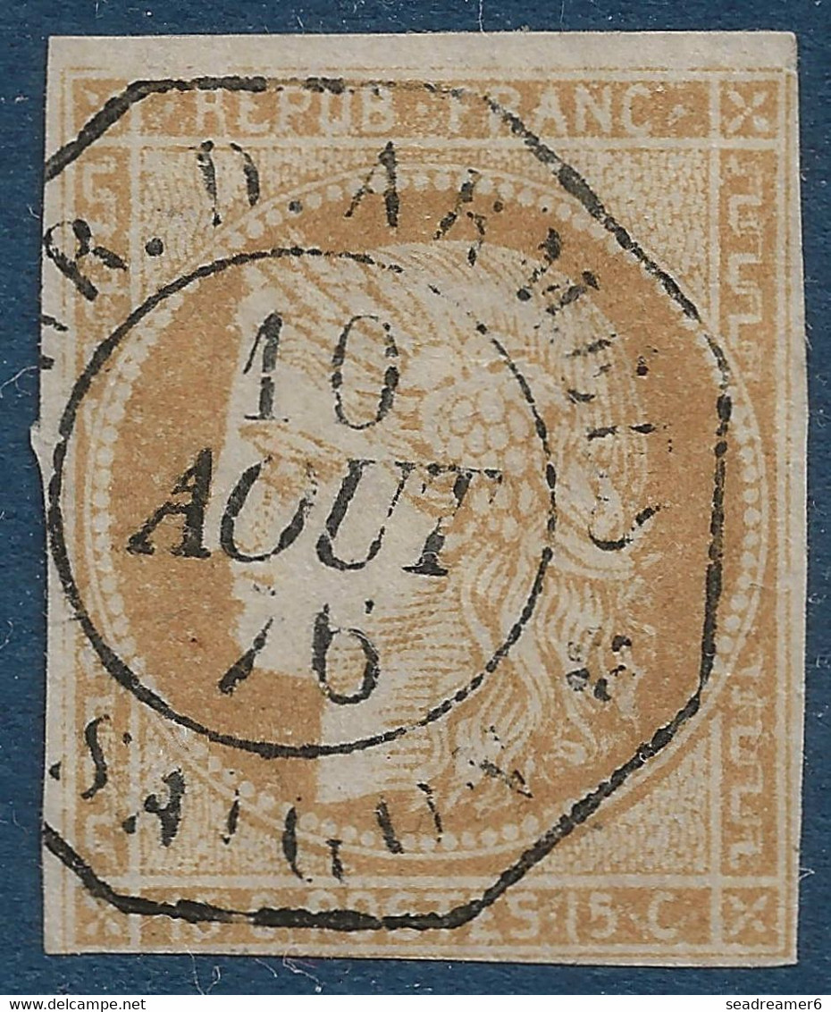 France Colonies Generales COCHINCHINE N°22 Oblitéré Du Dateur Octogonal "Correspondance D'armées/saigon" Superbe Frappe - Usados