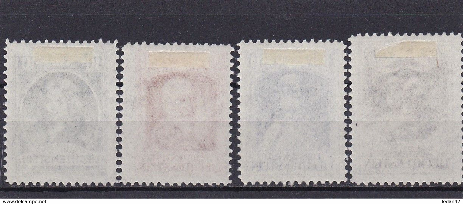 Liechtenstein 1929, Cat. Yvert N° 90/93 *Avènement Du Prince François Ier - Unused Stamps