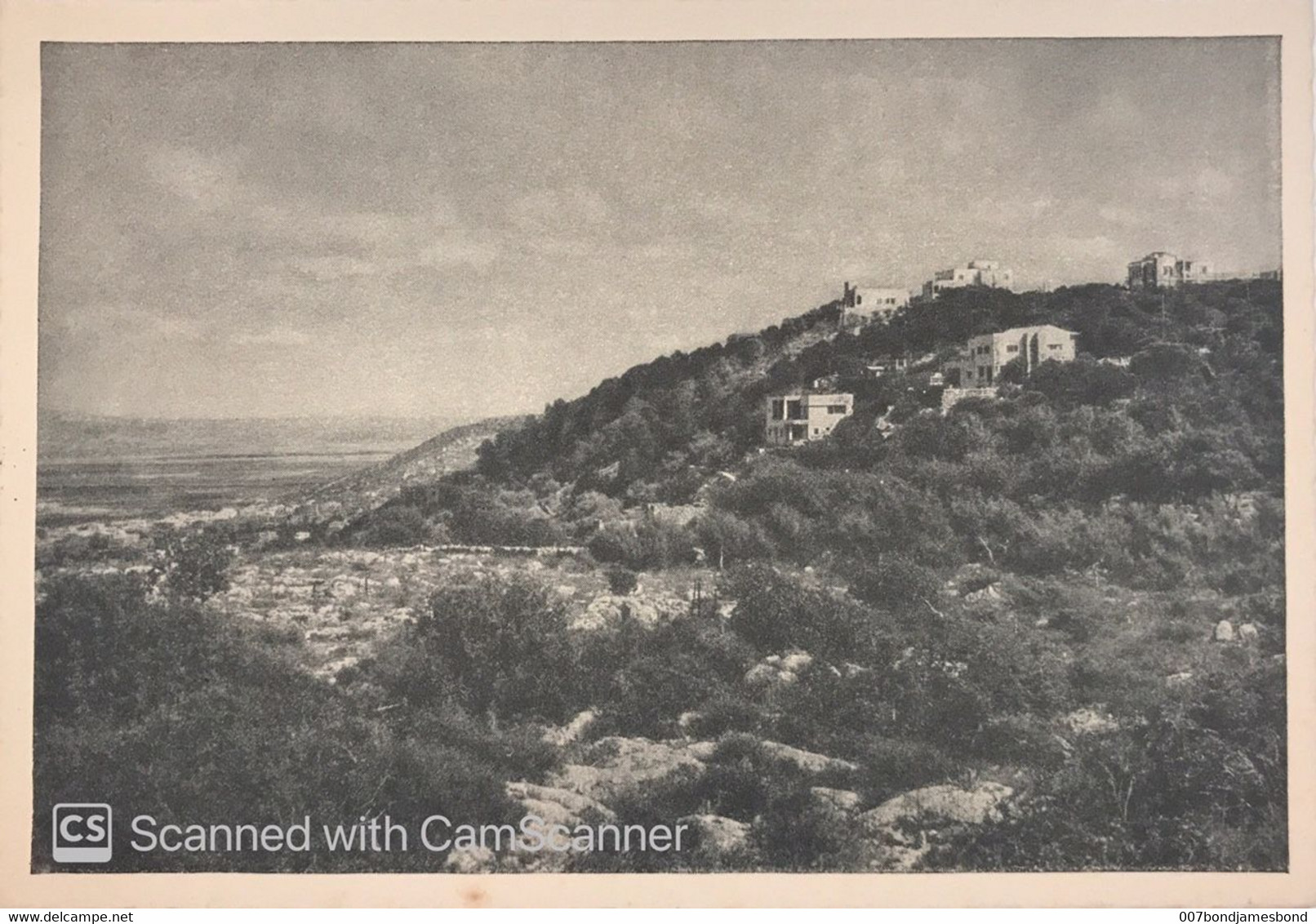 PALESTINE ISRAEL JUDAICA 2ND MACCABIAH 1936 POSTCARD HAIFA MT. CARMEL,  PHOTO BY ROBITSCHEK TMUNA EDITION NO.158 - Palestine