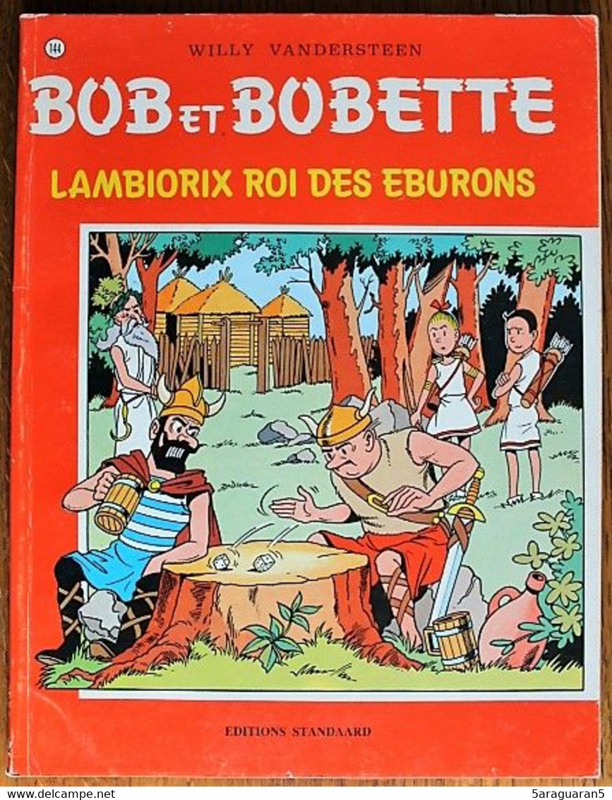 BD BOB ET BOBETTE - 144 - Lambiorix Roi Des Eburons - Rééd. 1995 - Bob Et Bobette