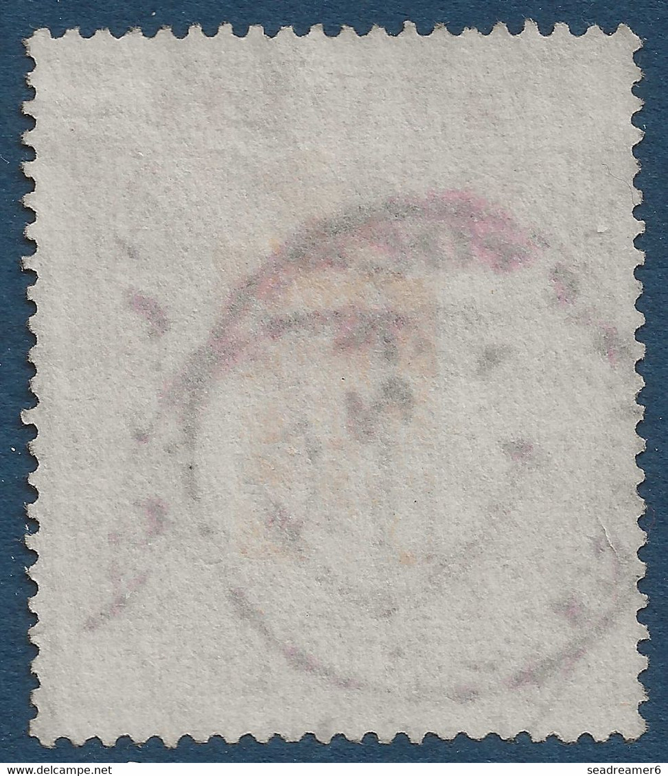 Grande Bretagne 1877 N°87 5 Shilling Rose Obl Dateur Leger Bon Cnetrage TTB - Oblitérés