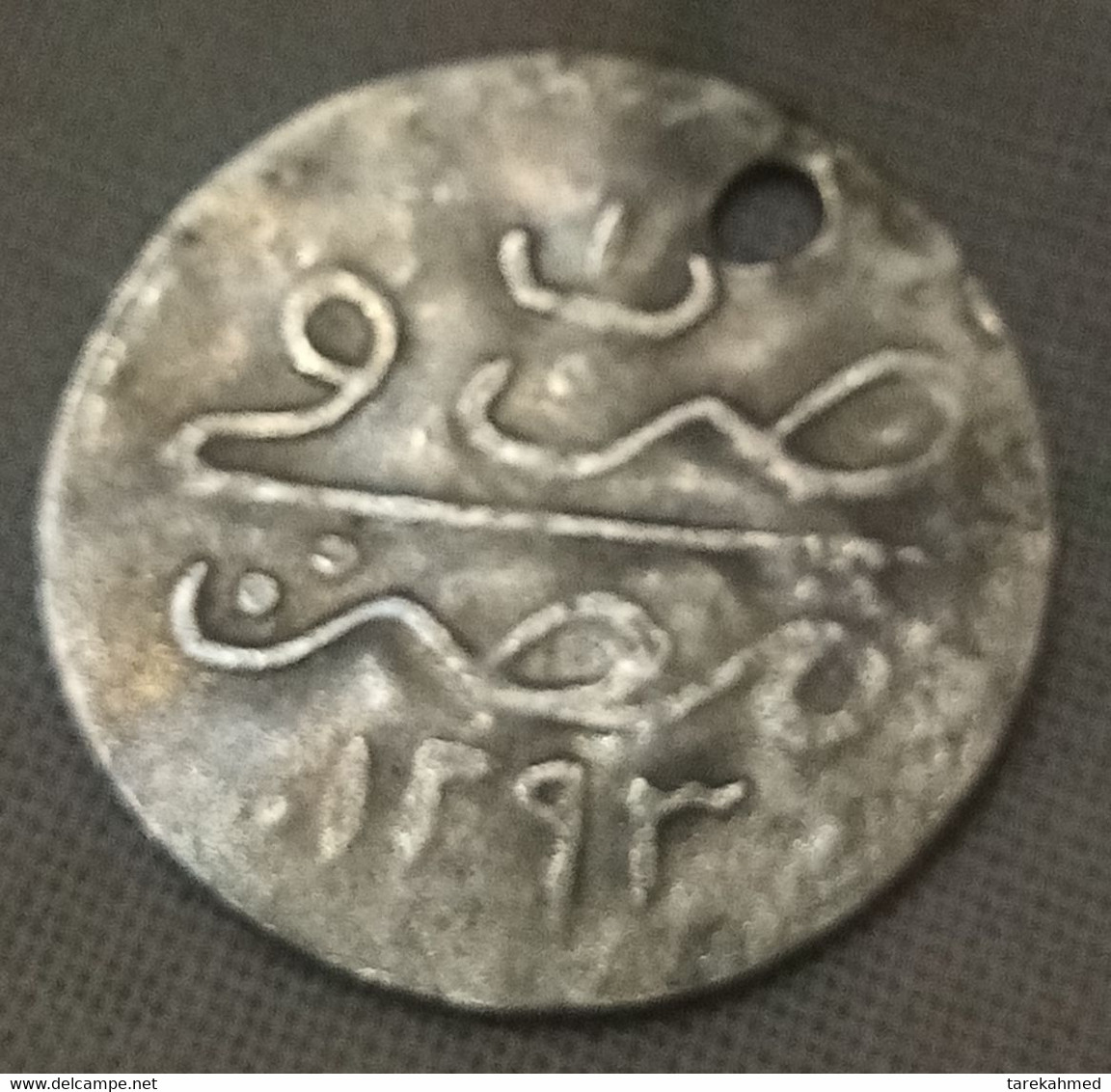 Egypt , Old Imitative Ottonan Coin Of The 1 Piastre 1293 , Agouz - Monétaires / De Nécessité