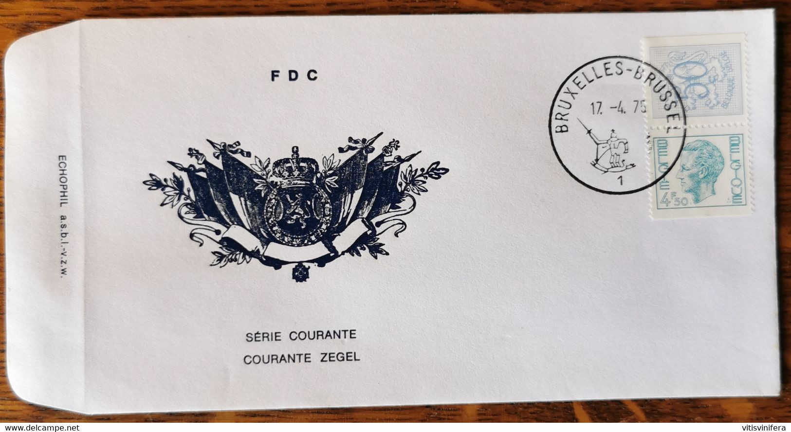 8 FDC Carnets De Timbre B12 Et B13 De 1975 , COB 1762/64e - 1971-1980