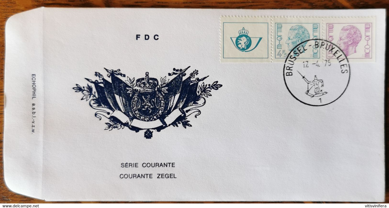 8 FDC Carnets De Timbre B12 Et B13 De 1975 , COB 1762/64e - 1971-1980