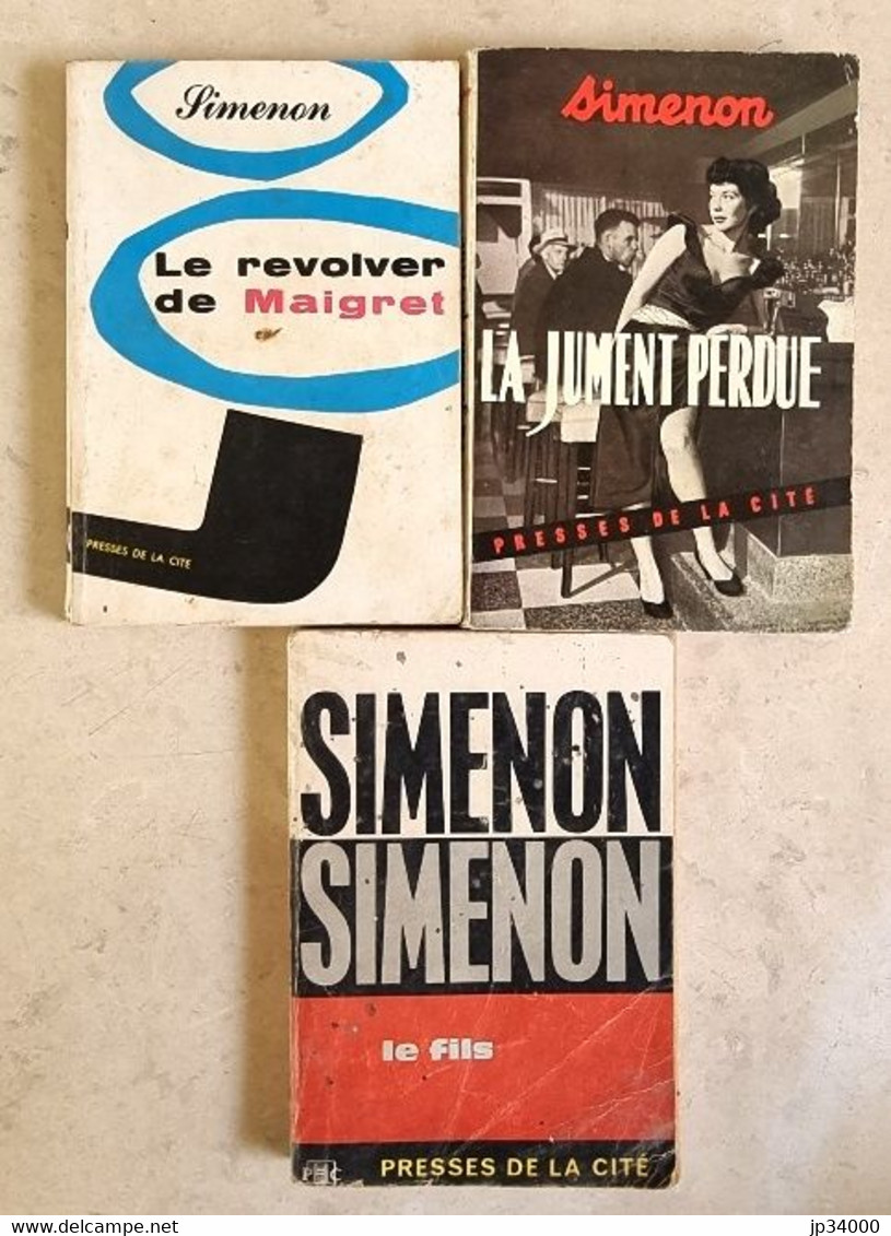 SIMENON. Lot De 3 Titres Différents (Presses De La Cité) 1954-1965 - Presses De La Cité