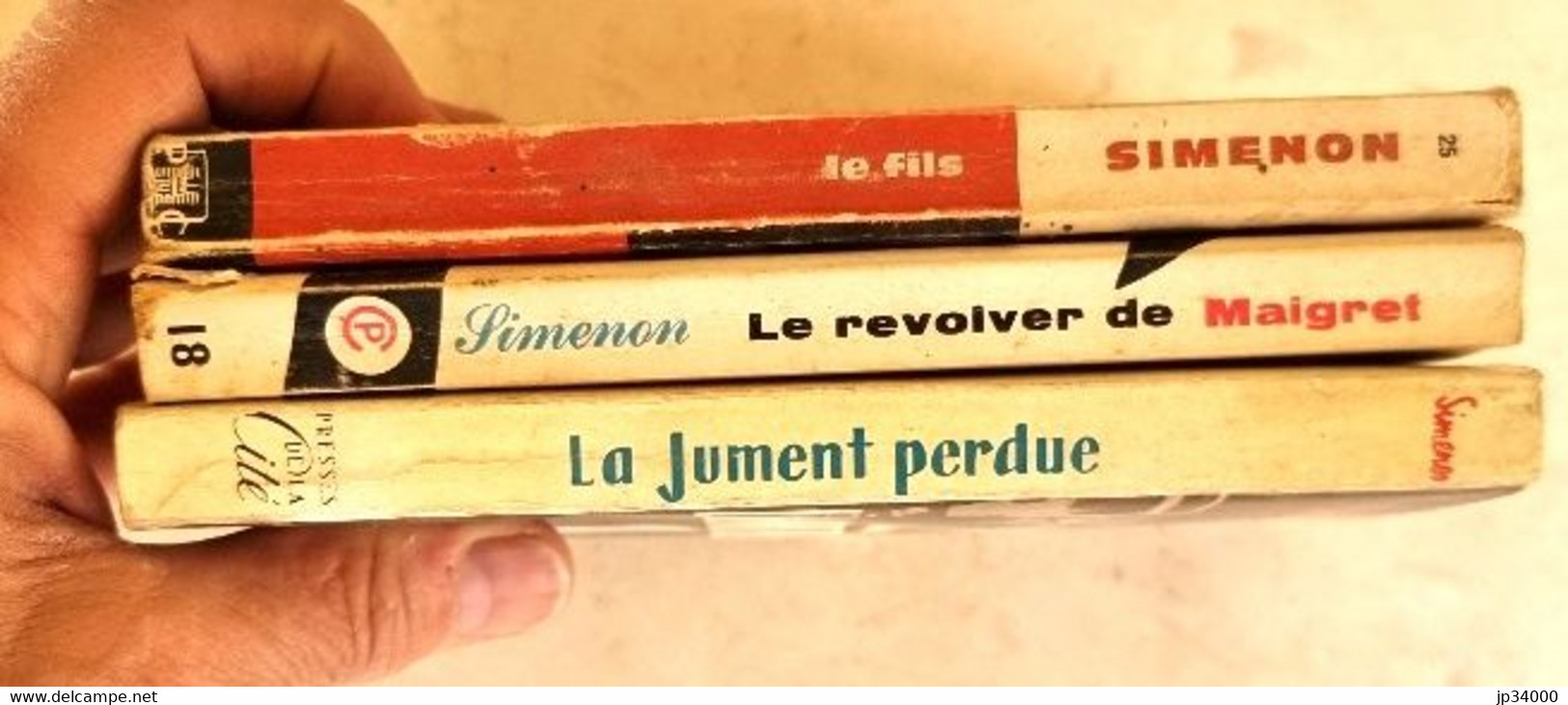 SIMENON. Lot De 3 Titres Différents (Presses De La Cité) 1954-1965 - Presses De La Cité