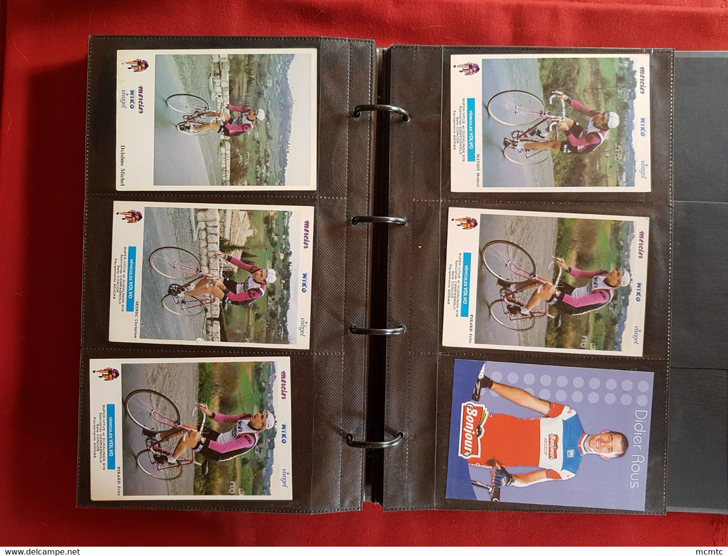 Album 270 cartes : cyclisme , cycliste , vélo  - cyclismes , cyclistes , vélos ( verso pas carte postale)