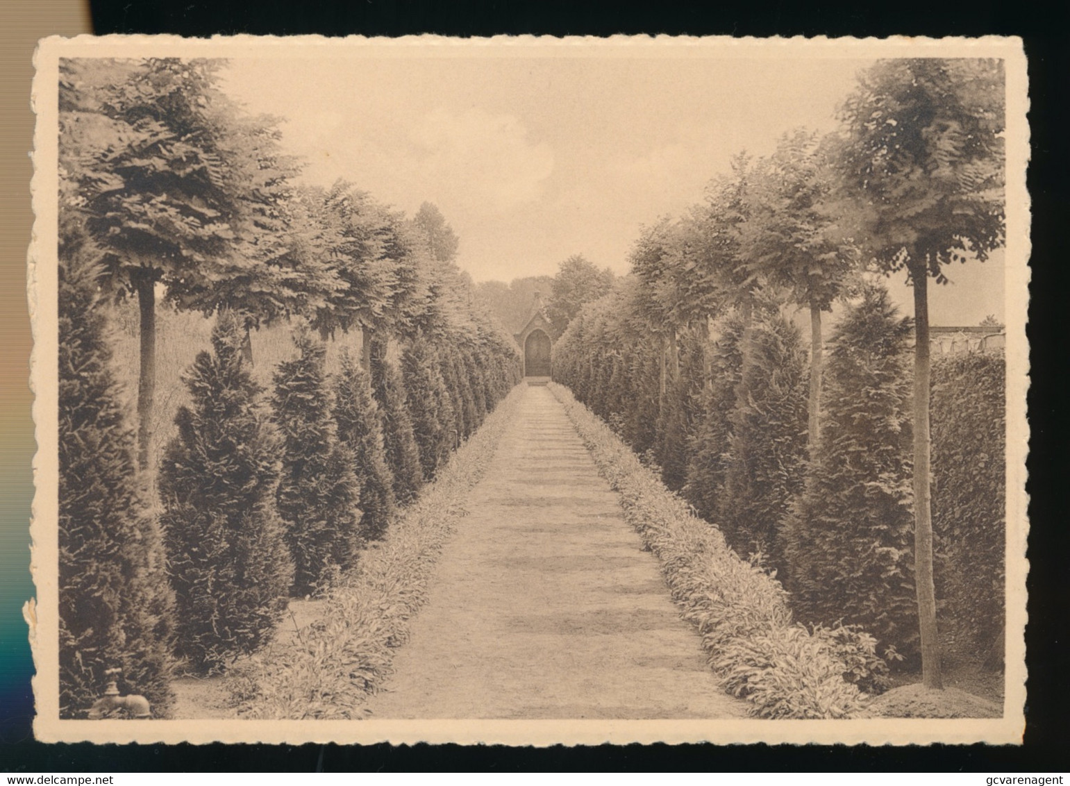 LOVENDEGEM  ZUSTERS VAN LIEFDE - WEG EN KAPEL VAN EERW VADER TRIEST  2 SCANS - Lovendegem