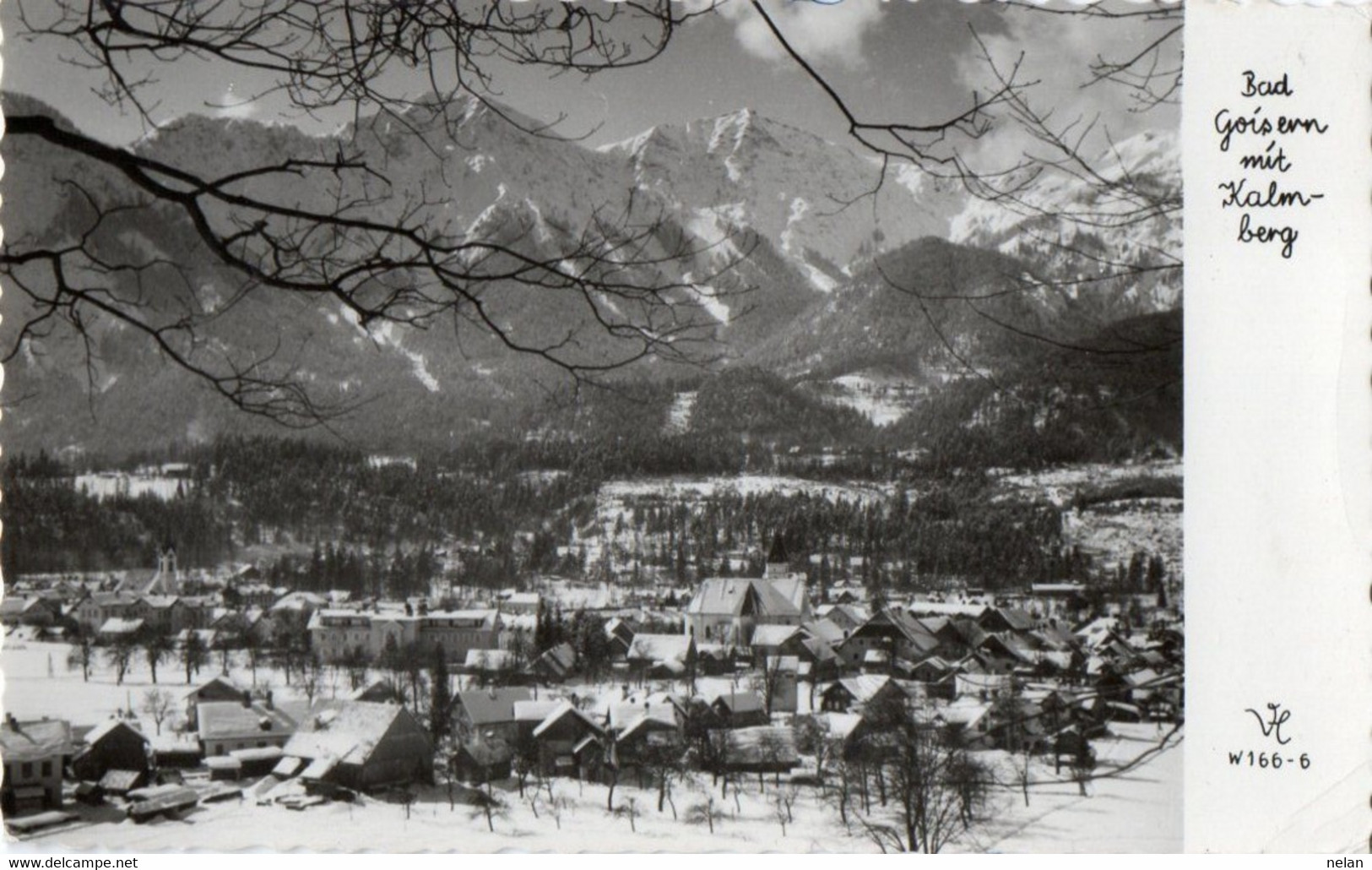 BAD GOISERN MIT KALMBERG - REAL PHOTO - F.P - STORIA POSTALE - Bad Goisern