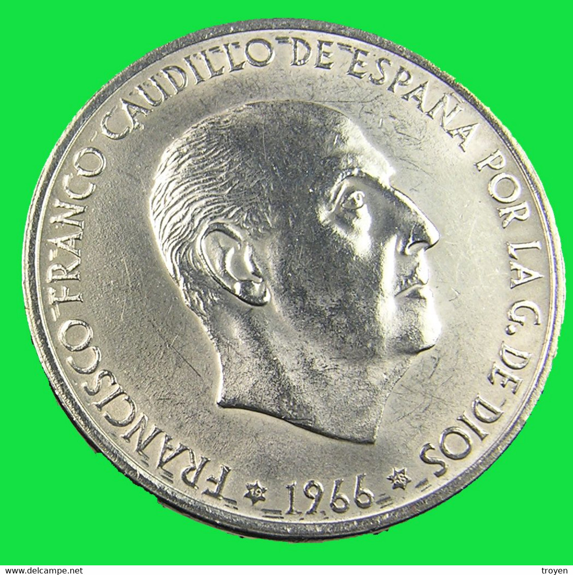 100 Pesetas - Espagne - 1966 - Argent - Sup - - 100 Pesetas