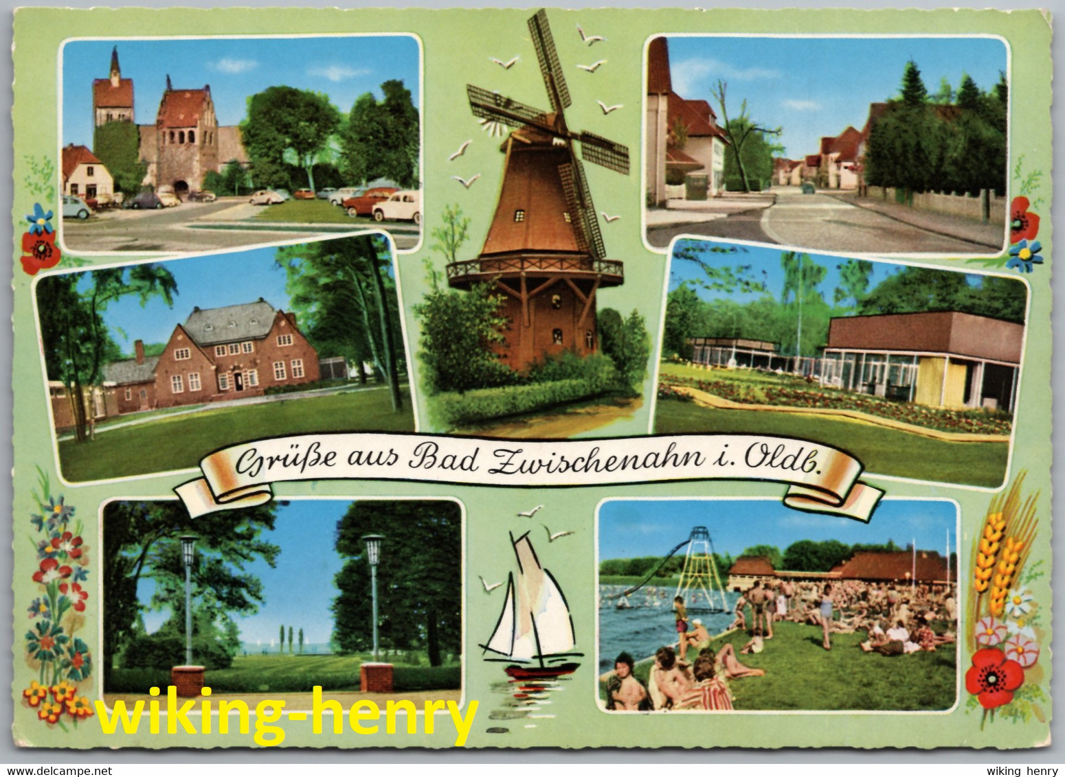 Bad Zwischenahn - Mehrbildkarte 13   Mit Windmühle - Bad Zwischenahn