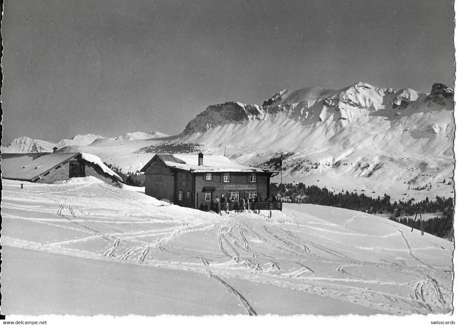 PARPAN: Berghaus Stätz, Winter 1963 - Parpan