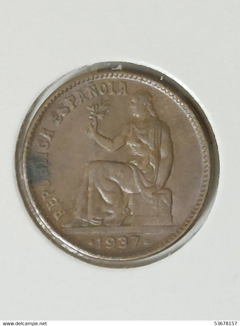 Spain - 50 Céntimos, 1937(36), KM# 754.1 - Republikeinse Zone