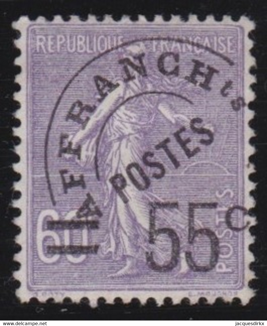 France    .   Y&T    .     Pre. 47  (2 Scans)        .    *        .      Neuf Avec Gomme Et Charnière - 1893-1947