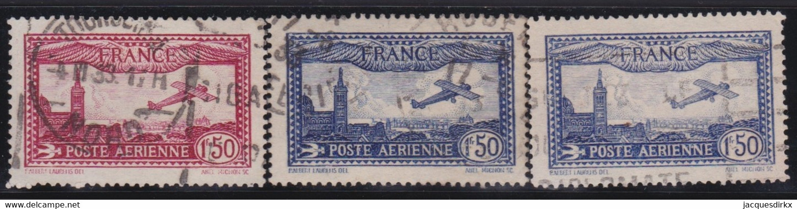 France    .   Y&T    .   PA  5/6      .    O      .      Oblitéré - 1927-1959 Used