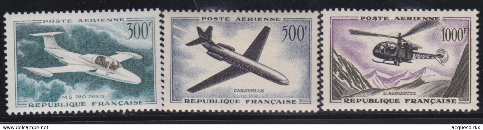 France    .   Y&T    .    PA 35/37      .    *    .      Neuf Avec Gomme Et  Charnière - 1927-1959 Neufs