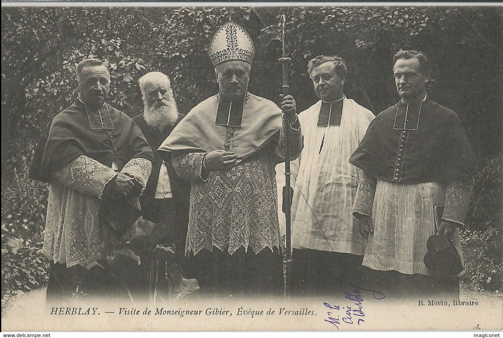 CPA - Herblay - Visite De Monseigneur Gibier - évêque - Herblay