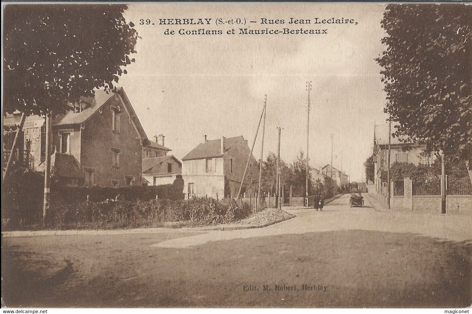 CPA - Herblay - Rue Jean Leclaire, De Conflans - Herblay