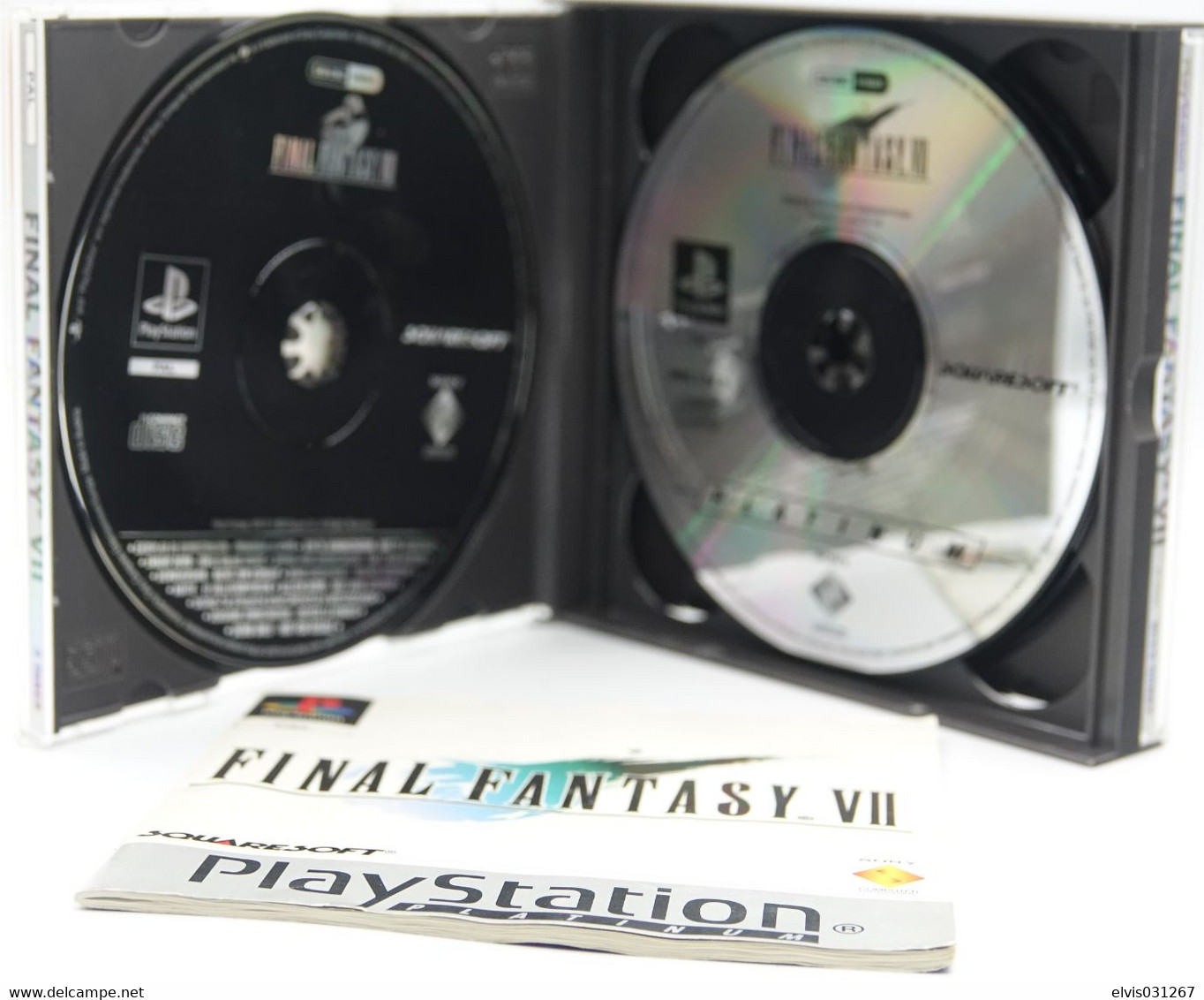 SONY PLAYSTATION ONE PS1 : FINAL FANTASY VII 7 PLATINUM + DEMO FF VIII 8 - Playstation