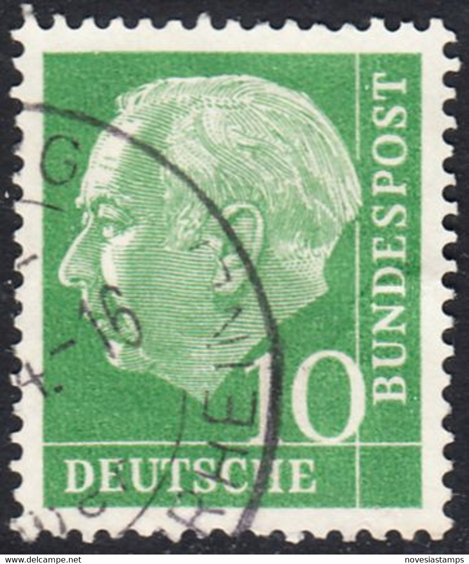 !b! GERMANY Mi. 0183 USED SINGLE Bundespräsident Theodor Heuss (o) - Gebraucht