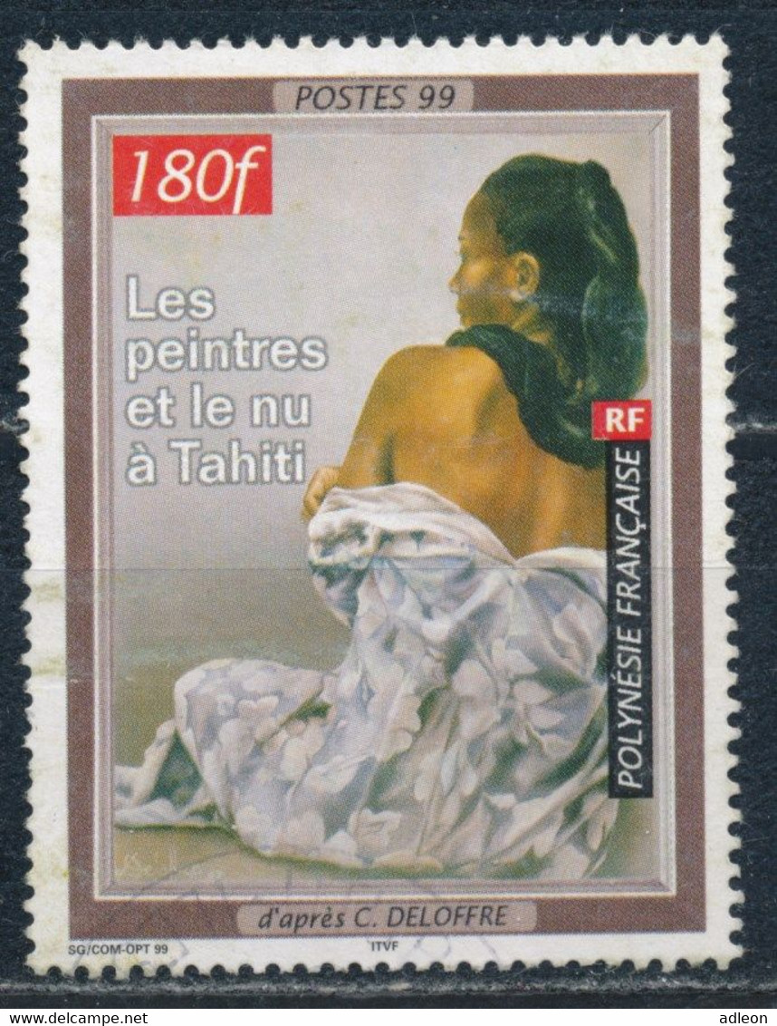 Polynésie - Les Peintres Et Le Nu à Tahiti - YT 606 Obl. - Used Stamps