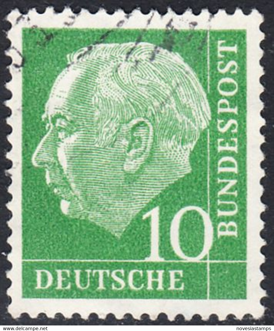 !b! GERMANY Mi. 0183 USED SINGLE Bundespräsident Theodor Heuss (y3) - Gebraucht