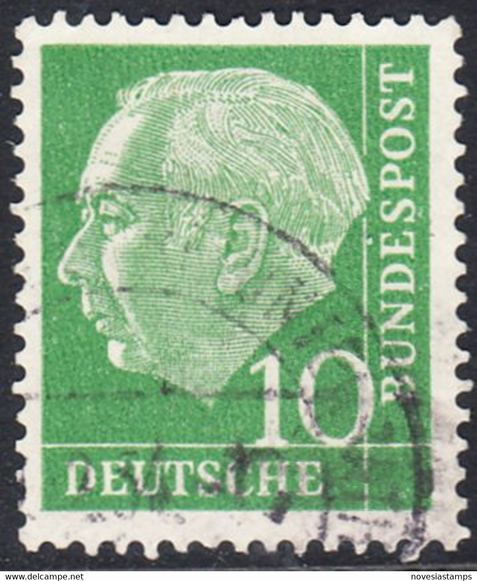 !b! GERMANY Mi. 0183 USED SINGLE Bundespräsident Theodor Heuss (y6) - Gebraucht