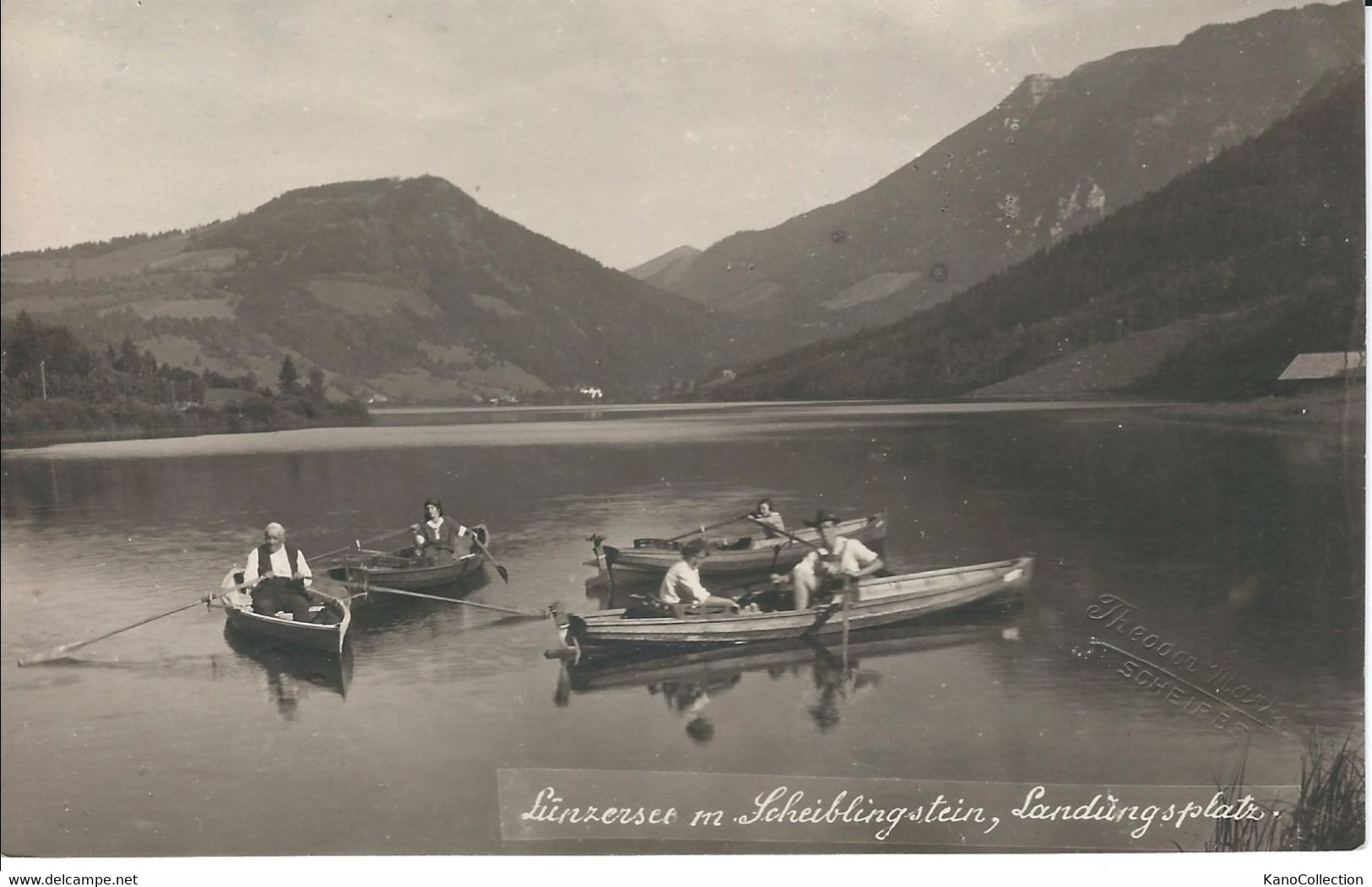 Boote Auf Dem Lunzersee, Niederösterreich, Gelaufen 1927 - Lunz Am See