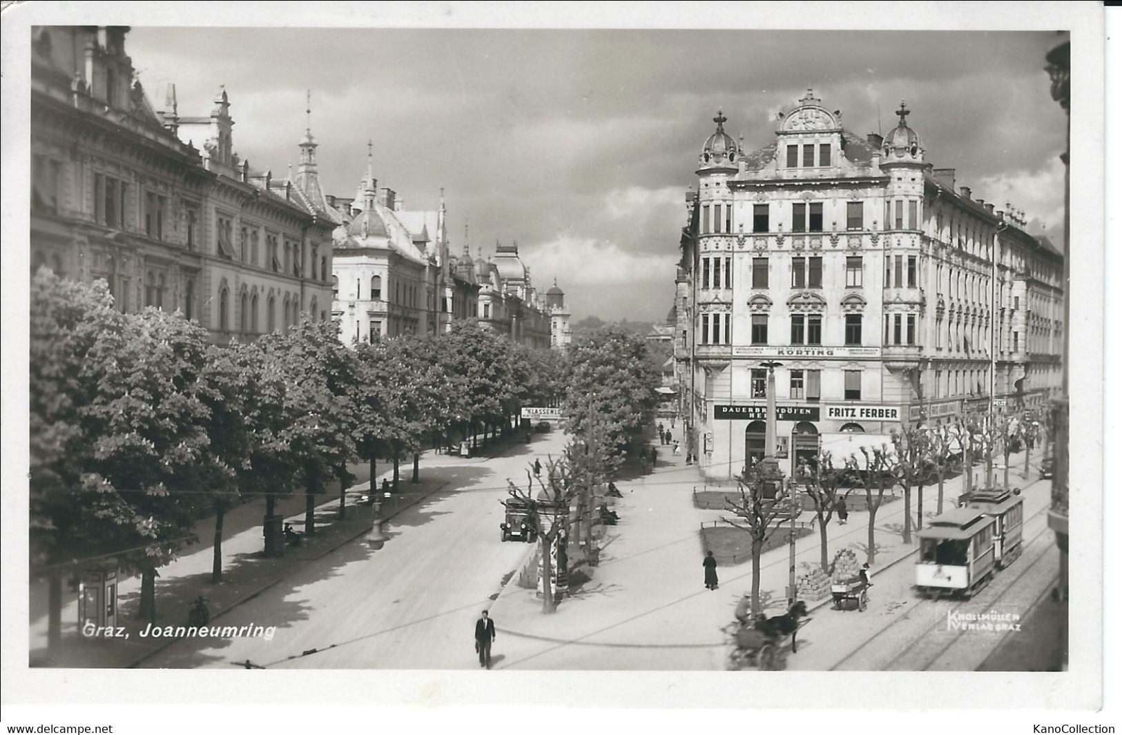 Graz, Joanneumring, Gelaufen 1934 - Graz