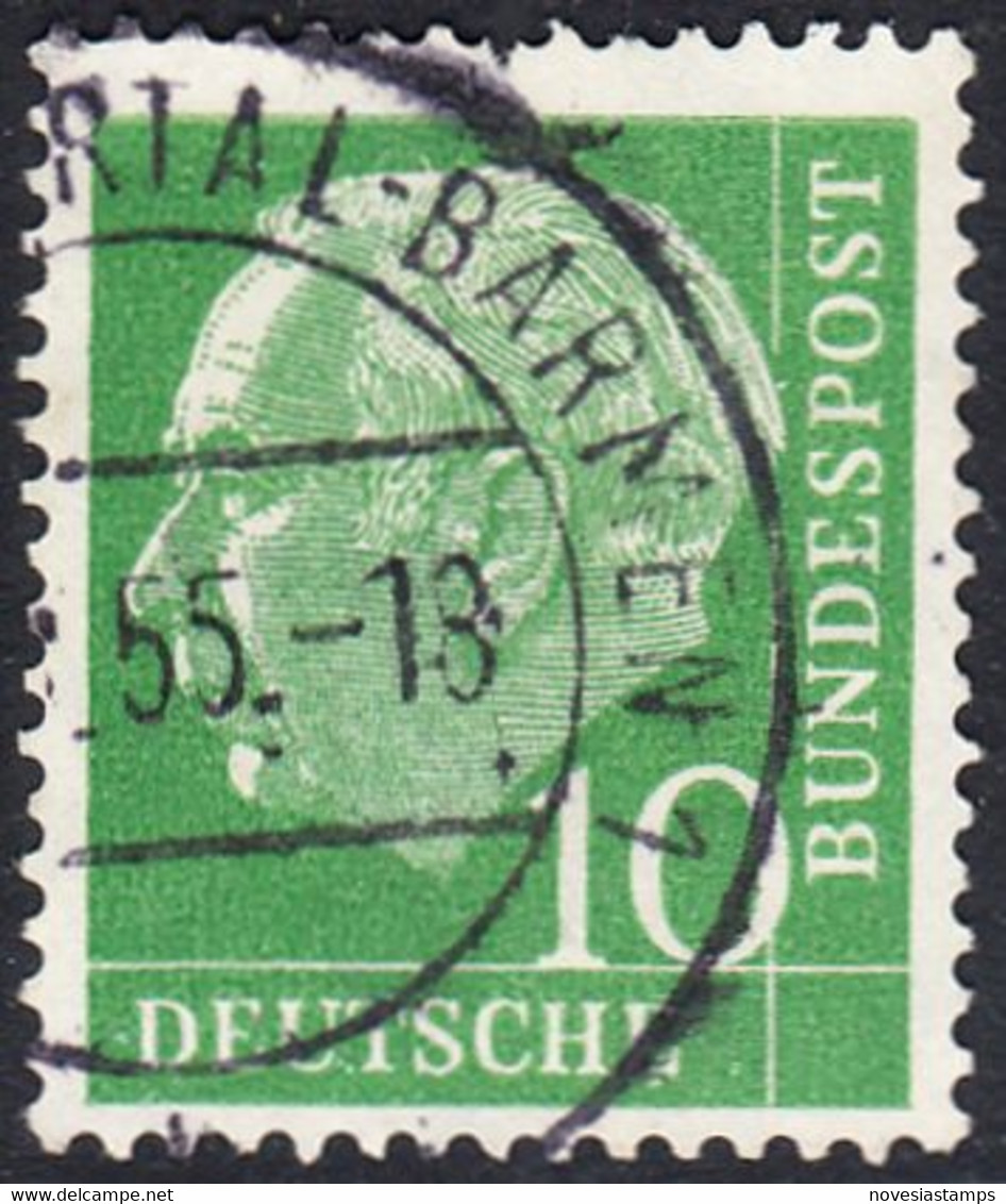 !b! GERMANY Mi. 0183 USED SINGLE Bundespräsident Theodor Heuss (y9) - Gebraucht