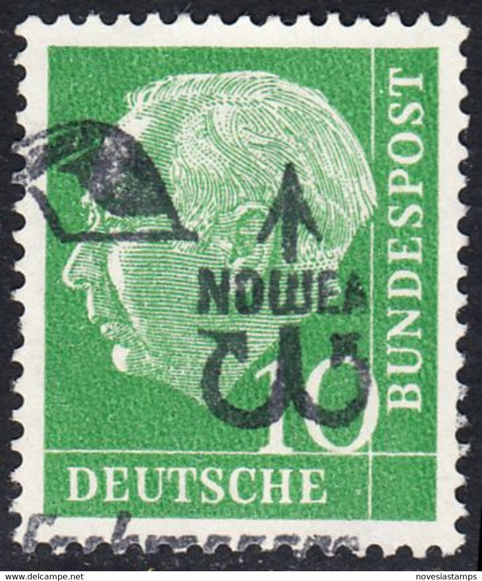 !b! GERMANY Mi. 0183 USED SINGLE Bundespräsident Theodor Heuss (z4) - Gebraucht