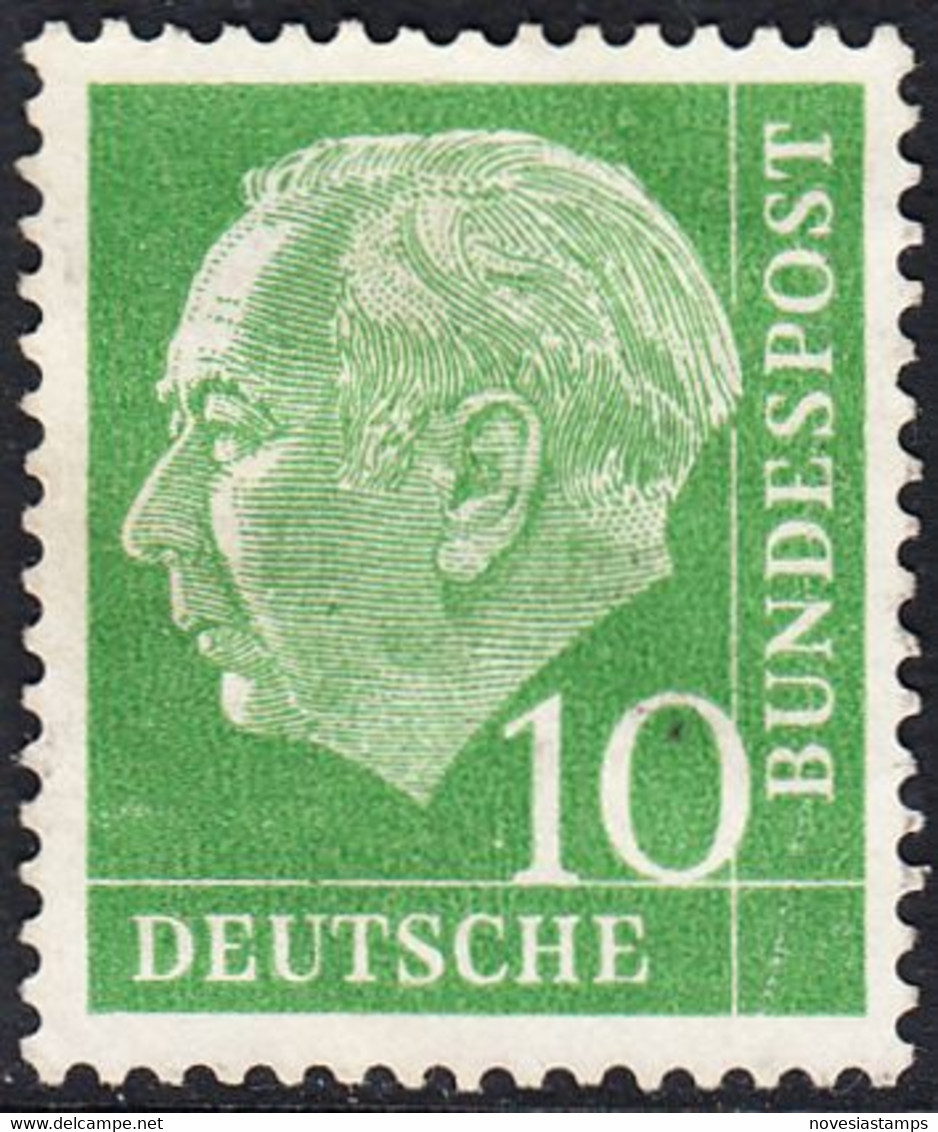 !b! GERMANY Mi. 0183 USED SINGLE Bundespräsident Theodor Heuss (z8) - Gebraucht