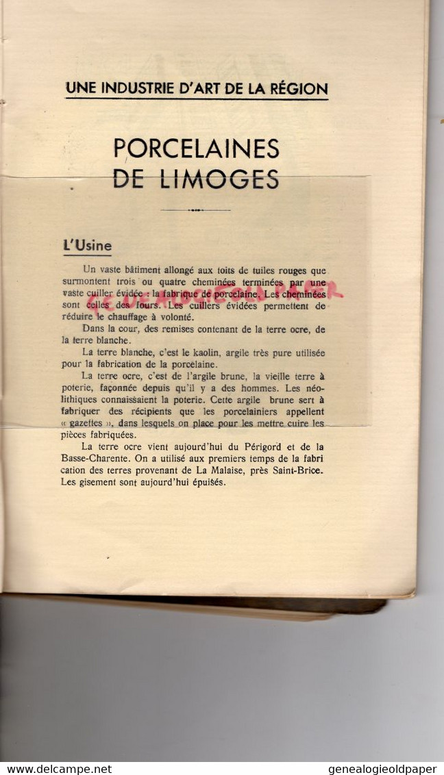 87- LIMOGES- PORCELAINE DE LIMOGES-ANTOINE PERRIER -ILLUSTRATEUR JEAN VIROLLE-1937- FAIENCE LOCMARIA-QUIMPER - Limousin