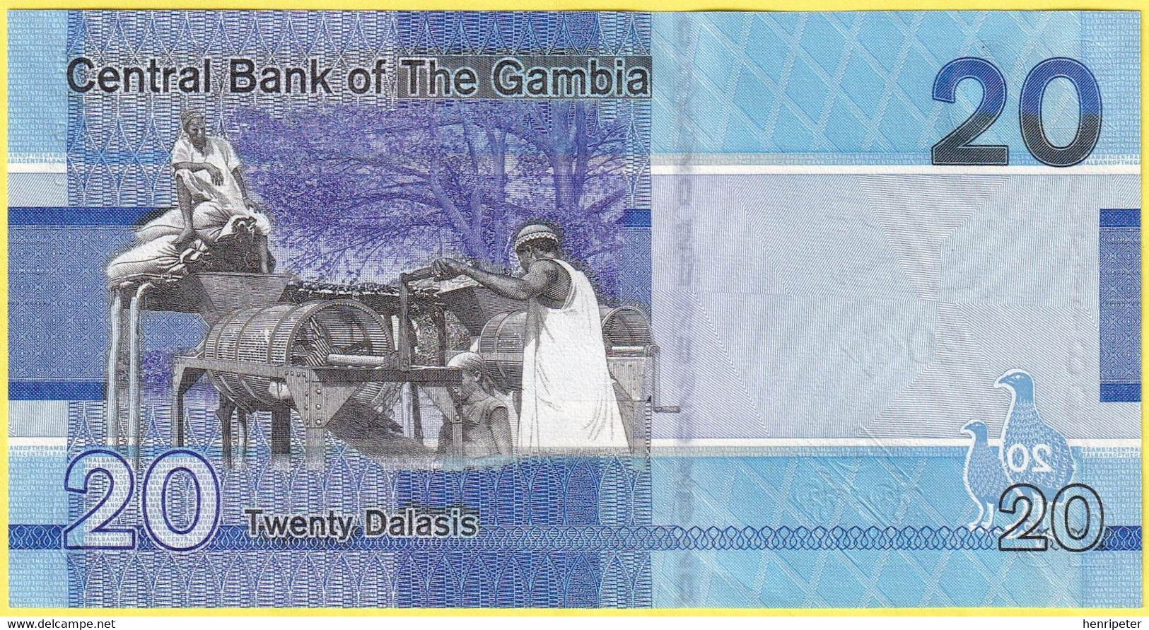 Billet De Banque Neuf - 20 Dalasis - Oiseaux - Central Bank Of The Gambia - N° A0711899 - République De Gambie 2019 - Gambia