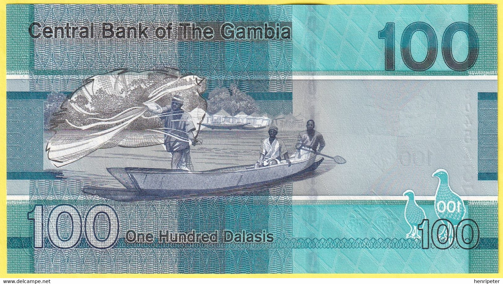 Billet De Banque Neuf - 100 Dalasis - Oiseaux - Central Bank Of The Gambia - N° A3045437 - République De Gambie 2019 - Gambie