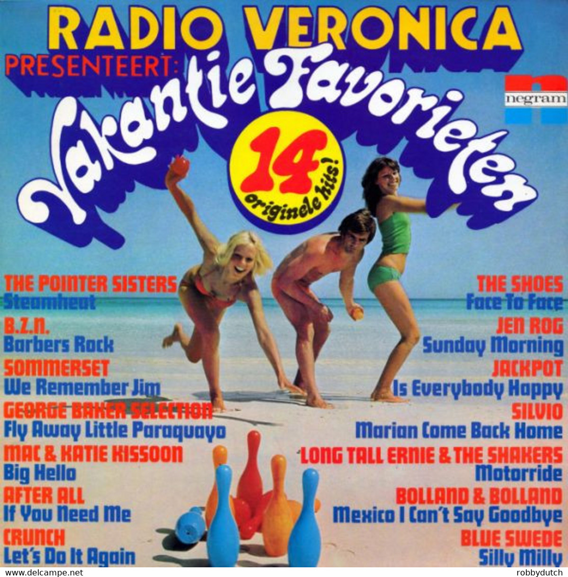 * LP *  RADIO VERONICA PRESENTEERT: VAKANTIE FAVORIETEN - SHOES / JEN ROG / POINTER SISTERS A.o. - Compilations