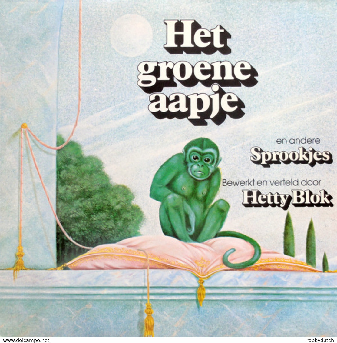 * LP *  HETTY BLOK : HET GROENE AAPJE En Andere Sprookjes - Enfants