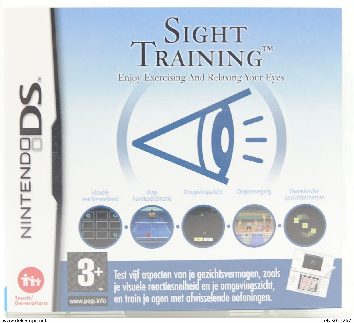 NINTENDO DS  : SIGHT TRAINING Game - Nintendo DS