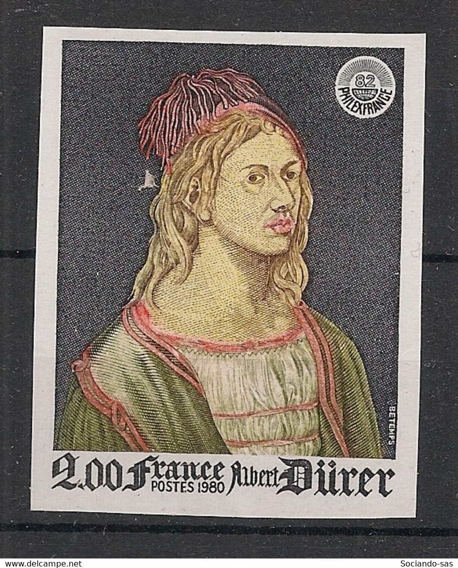 FRANCE - 1979 - N°Yv. 2090b - Dürer - Non Dentelé / Imperf. - Neuf Luxe ** / MNH / Postfrisch - Nuovi