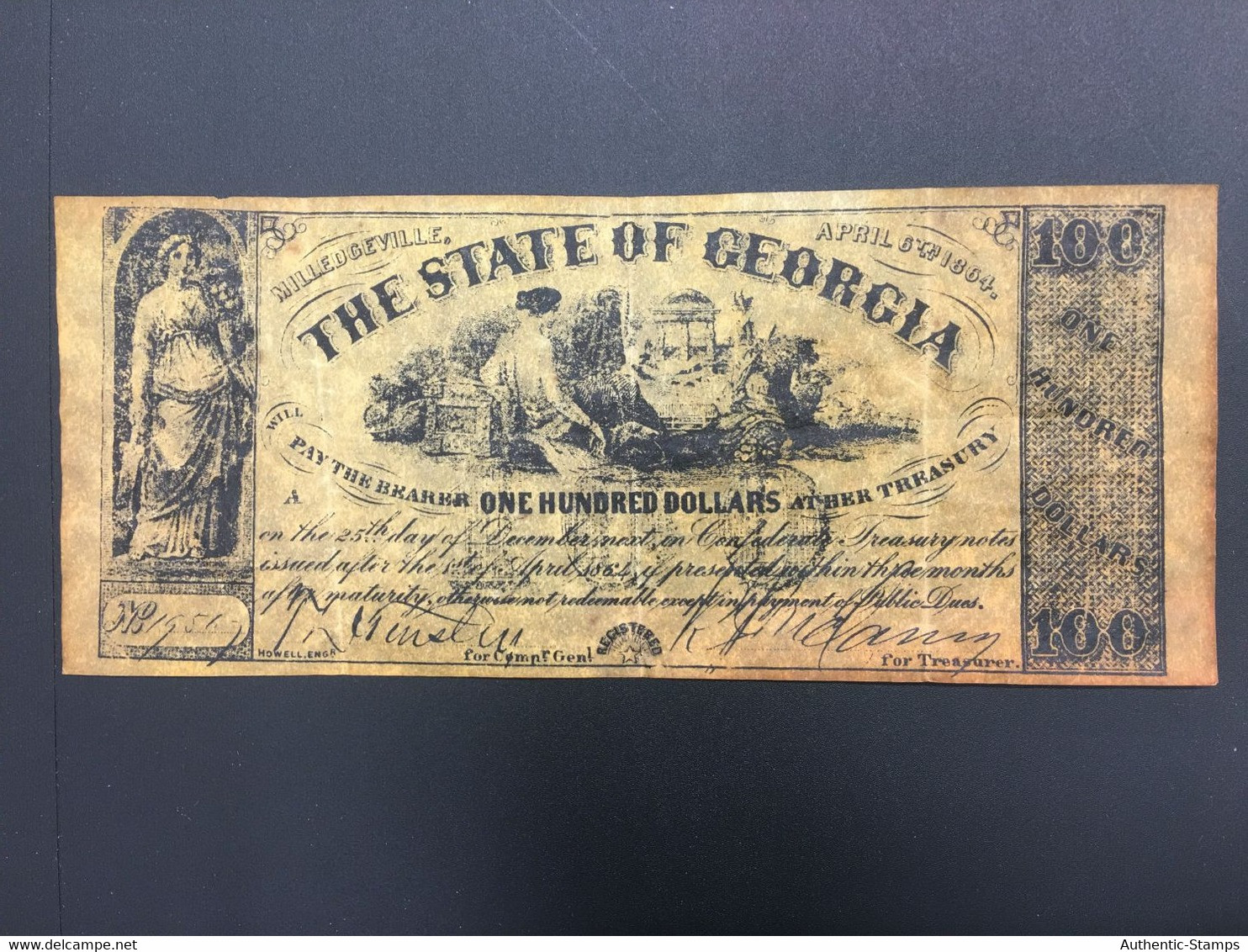 USA  Bank Note, LIST 7192 - Georgia