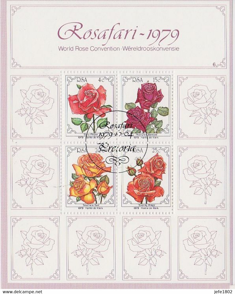 Rosafari 1979 - World Rose Convention - Wereldrooskonvensie - Blocks & Sheetlets