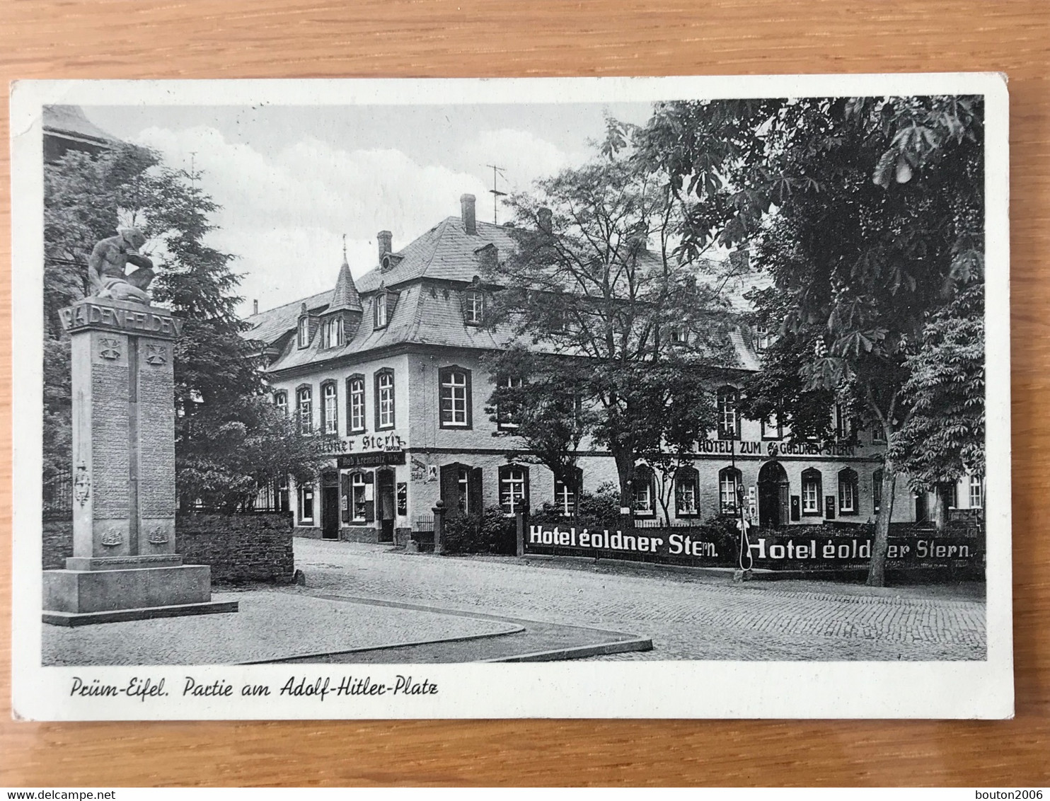 Prüm-Eifel Partie Am Adolf-Hitler-Platz Restaurant Hotel Goldner Stern - Pruem