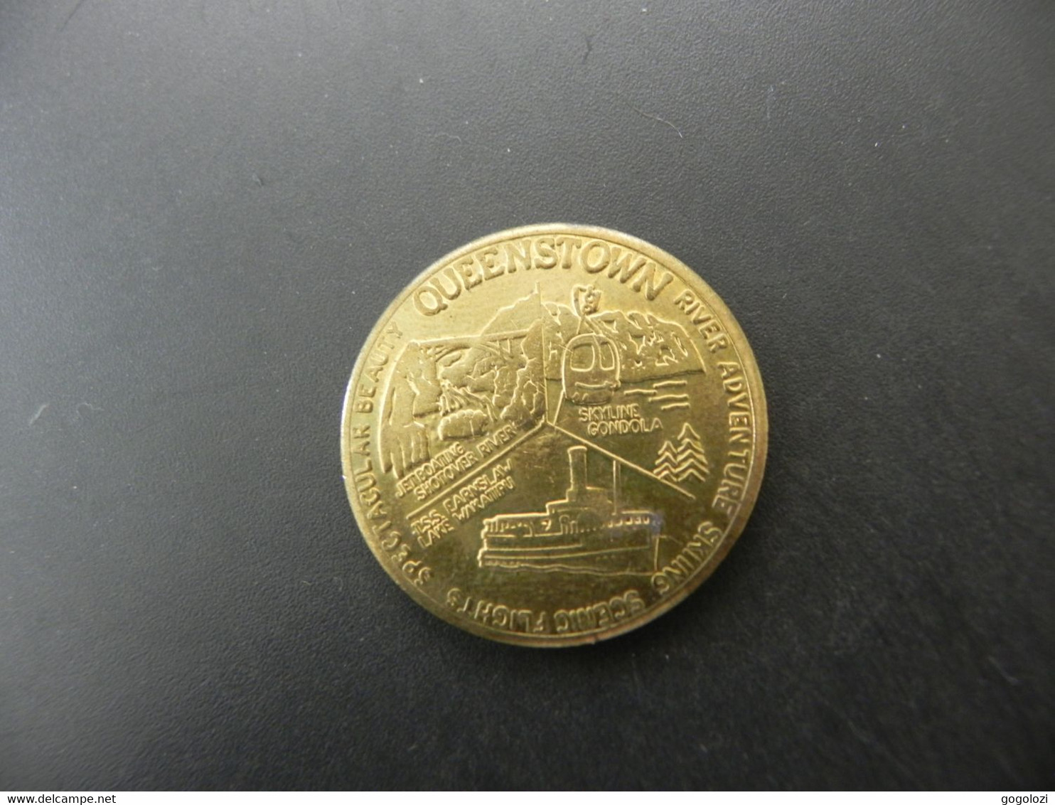 Jeton Token - New Zealand - Souvenir Coin - Queenstwon - Souvenir-Medaille (elongated Coins)