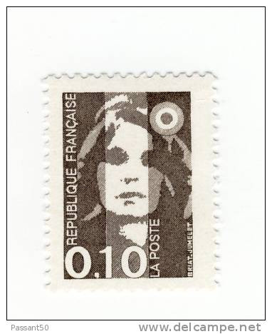 Briat 0.10fr YT 2617a  Sans Phospho . Pas Courant , Voir Le Scan . Cote Maury N° 2617b : 20 € . - Unused Stamps